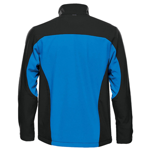 Ventes les plus chaudes Vestes softshell d'hiver Col montant Velcro sur le devant Poignets à fermeture éclair Poches à panneaux Travail personnalisé Broderie Vêtements de sport pour hommes - Product Image 2