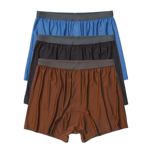 Confort luxueux hommes boxers Shorts coupe flexible hommes slips 89% Nylon 11% élasthanne hommes sous-vêtements couleur personnalisée vêtement - Product Image 1