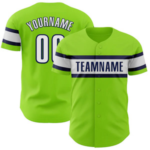 Camisetas Deportivas Sublimadas al por Mayor, Camisetas de Béisbol de Manga Corta, Estilo Urbano, con Botones, Camisetas de Béisbol y Softbol - Product Image 3