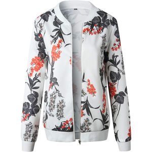 Chaquetas universitarias estampadas para mujer Chaquetas Letterman Turn Down Shoulder Baseball College Jacket Precio con cuero genuino para mujer - Product Image 1