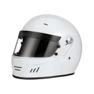 Helm balap otomatis pelindung kepala Premium, helm perlengkapan balap motor balap otomotif