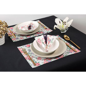 Tovaglia con Stampa Floreale 30x40cm, Salviette Morbide Asciutte 400pz, B2B - Product Image 1