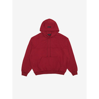 [DPRIQUE] 06 Sweat à capuche oversize (D10T042) unisexe avec poche unie en tissu 100% coton pour un usage quotidien décontracté