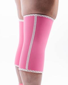 100% haute qualité néoprène entraînement Fitness genou manches pour unisexe Logo personnalisé conception imprimé genou manches pour salle de sport - Product Image 2