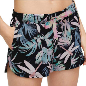Short de bain athlétique taille haute pour femme Plus XS Yoga Short décontracté respirant jean lavé avec décoration de logo - Product Image 1