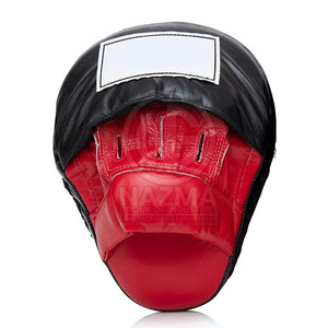 2026 Unique Design Custom Color Boxing Punching Mitts Wholesale Price Leather Made Punching Mitts - Product Image 2