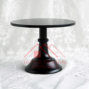 Support de gâteau en métal fait main fini noir pour l'affichage et l'utilisation de gâteau de fête et d'événement - Product Image 3