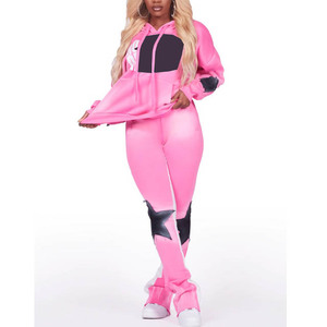 Ensemble de survêtement de sport ajusté pour femmes, extensible, pour l'entraînement, les voyages et le confort quotidien - Product Image 5