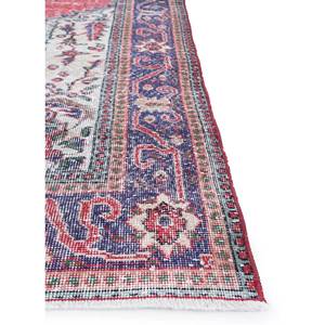 Alfombra de Lana Anudada a Mano de Gran Tamaño, Diseño de Medallón Rojo y Naranja, para Sala de Estar, Pasillo Rectangular, Modelo Pae-2050 - Product Image 4