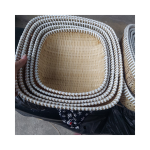 Plateau de vannage en bambou naturel fabriqué à la main du Vietnam - Product Image 1