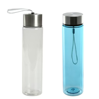 En gros 500ML Bleu PET En Plastique Bouteille D'eau Filtre Cap Conception Populaire pour Camping Personnalisé Échantillon Gratuit Vietnam Manufacture