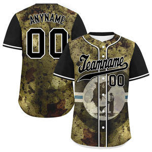 Meilleures ventes Uniforme de baseball pour hommes personnalisable de haute qualité Logo respirant 100% polyester Ensemble imprimé par sublimation pour les équipes - Product Image 1