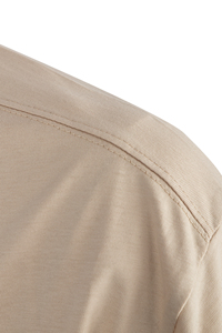 Camisetas Extra Grandes para Hombre, 100% Algodón, Jersey de Primera Calidad, Color Crema - Product Image 4