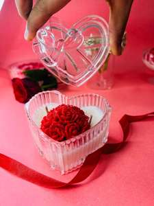 Vela Decorativa en Forma de Flor, Vela de Cera con Tema de San Valentín para Uso en el Hogar al Mejor Precio - Product Image 5