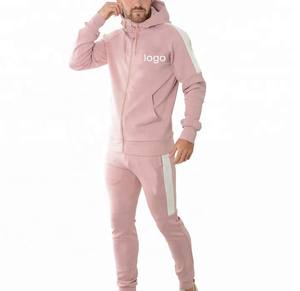 Conjunto Deportivo de Invierno para Hombre, Talla Grande, Secado Rápido, Poliéster y Algodón, Logotipo Personalizado, para Correr, Trotar al Aire Libre, Informal y Pesado - Product Image 4