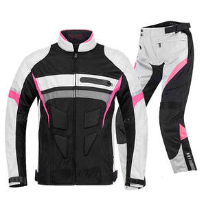 Armored Leather <b>Motorcycle</b> <b>Racing</b> Suit Windproof High Abrasion Resistance Adjustable Fit Maximum Comfort <b>Auto</b> <b>Racing</b> <b>Wear</b> - Product Image 3