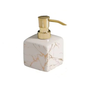 Accesorios de baño de diseño increíble, dispensador de jabón hecho de mármol de piedra de arena Natural para uso de limpieza de hogar y Hotel - Product Image 6