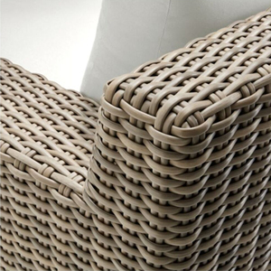 Outdoor Furniture Three Seater <b>Sofa</b> with Best Quality Teak Wood Material Wicker <b>Rattan</b> and Cushion - Kalia - Product Image 5