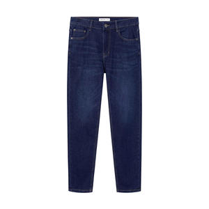 Jean TST 4184 Pro Vintage Hiver Léger en Denim Enduit Coupe Droite Style Hip Hop Brodé Délavage Moyen Imprimé Léopard Moyen - Product Image 2