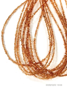 AAA Quality Natural Fanta <b>Color</b> Herkimar Diamond Quartz Coated <b>Beads</b> Size 2-3mm - Product Image 6