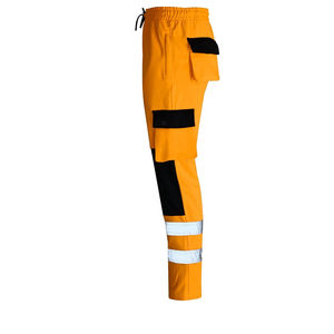 Pantalons de travail pour hommes en gros, taille OEM, multi-poches, respirants, port régulier, pantalons de travail de couleur unie, vêtements de sécurité - Product Image 5