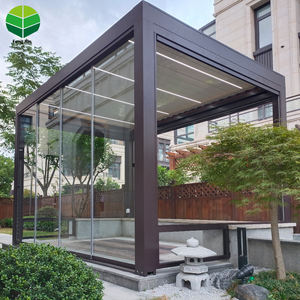 بيرجولا بيوكليماتيكية 6×4 متر للاستخدام الخارجي، مصنوعة من الألومنيوم مع سقف قابل للتعديل ومقاوم للماء، مناسبة للفناء وجانب حمام السباحة. - Product Image 6