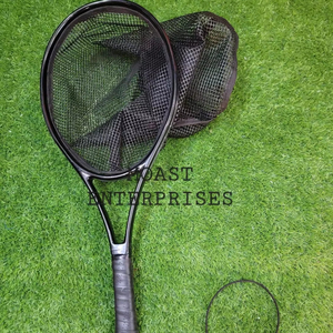 Filet de pêche en maille de silicone pliable de 79.5cm avec interrupteur de verrouillage Clip de ceinture Bass Trout Boat N02 Filet d'atterrissage de pêche - Product Image 1