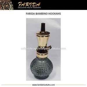 Bambino Farida Un Kilogramme De Luxe Mini Narguilé Ensemble En Laiton Massif Dessus De Table Shisha Plateau Miroir Verre Designer En Laiton Lourd De Luxe - Product Image 6