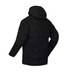 Chaqueta acolchada de marca de lujo personalizada para hombre y mujer, impermeable, a prueba de viento, cuello levantado, logotipo frontal, estilo informal para invierno al aire libre - Product Image 3
