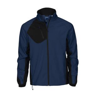 Veste imperméable SoftShell en toile personnalisée avec col montant et capuche compressible pour hommes, coupe-vent pour l'hiver, randonnée en plein air, pluie, 2025 - Product Image 4