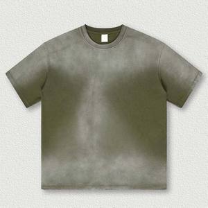 Fabricant de streetwear poids lourd 250 270 300 GSM lavage à l'acide personnalisé surdimensionné coton sonnerie t-shirts pour vêtements pour hommes - Product Image 5