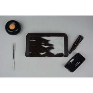 LAXURA Small <b>Lady</b> Leather <b>Wallet</b> RFID Feature Open Closure Cowhide <b>Card</b> <b>Holder</b> Cork Fabric PU Polyester Customizable Logo Design - Product Image 3