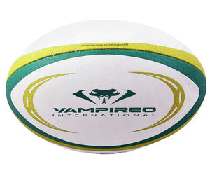 VAMPIREO-Pelota de rugby de marca pakistaní, pelotas de fútbol PU/cuero/Goma, cosida a mano, tamaño 5, profesional - Product Image 6