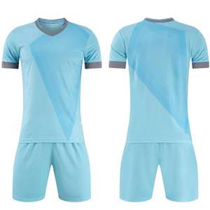 ชุดฟุตบอลใช้ได้ทั้งชายและหญิงชุดฝึกฟุตบอลผ้าโพลีเอสเตอร์แบบ100% ป้องกันแบคทีเรียระบายอากาศได้หลายสี - Product Image 6