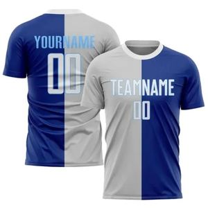 Camiseta de fútbol sublimada de alta calidad personalizada OEM, ropa deportiva Unisex, ropa de fútbol, camisetas de entrenamiento de equipo de club con logotipo personalizado, 2017 - Product Image 5