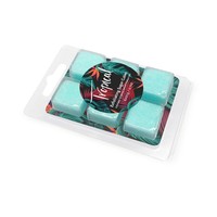 Marque privée Vente en gros Mini fruits biologiques Beurre de karité Peau Exfoliant Éclaircissant Blanchissant Sucre Corps et Visage Gommage Cube
