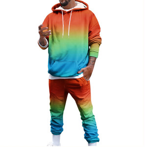 Survêtements de sport d'hiver pour hommes, de qualité supérieure, à manches longues, pour l'entraînement et le jogging, grandes tailles, respirants, imprimés, à la mode, par sublimation - Product Image 1