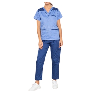 ชุดยูนิฟอร์มแพทย์แบบใหม่ล่าสุดสำหรับทุกเพศ |   ผ้าถักโพลีเอสเตอร์เนื้อละเอียด แห้งเร็ว ระบายอากาศได้ดี ชุดพยาบาล |   โรงพยาบาล - Product Image 6