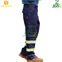 Pantalon FR personnalisé Haute visibilité Respirant Poches cargo Résistant aux flammes Vêtements de travail Finition hydrofuge et anti-huile Sécurité industrielle