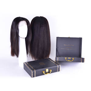 Perruque blonde pleine dentelle 13x6 Meilleures perruques haute densité du vendeur de cheveux indiens bruts d'un seul donneur - Product Image 3