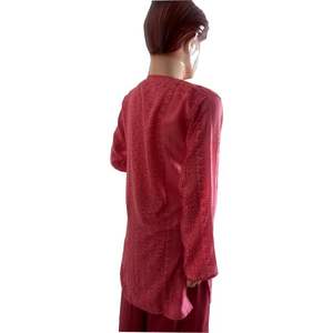 Gasa de alta calidad, tela 100% de algodón, precio al por mayor, ropa Lisa personalizada, estilo de artículo antitécnico - Product Image 2