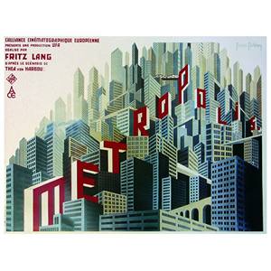 Affiche murale Metropolis, style Art Déco - Product Image 1