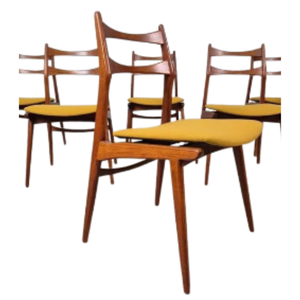 Chaises de salle à manger en teck de haute qualité avec sièges en mousse, adaptées à une variété de besoins d'intérieur - Product Image 2