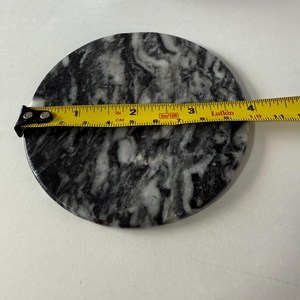 ชุดที่รองแก้วหินอ่อนขาวดำ3ชิ้นพร้อมที่วาง - Product Image 3