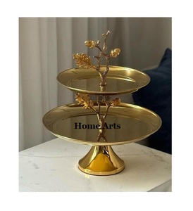 Soporte de pastel de dulces de hierro y acero inoxidable Forma redonda Tamaño personalizado Chocolates Soporte de fechas a bajo precio - Product Image 4