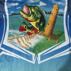 Camisetas de Pesca Sublimadas Personalizadas para Torneos, Último Diseño, Gris, Manga Larga, Secado Rápido, para Caza de Invierno, Resistentes a los Rayos UV - Product Image 6