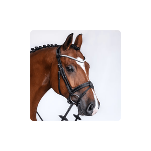 Bride et rênes de logo personnalisé d'équipement de pointe de cheval en cuir occidental de haute qualité de tête intelligente d'Inde - Product Image 1