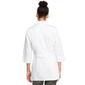 Blouse de laboratoire unisexe en tissu mélangé pour infirmière, style professionnel long de médecin, couture, usage hospitalier, polyester/coton, personnalisable - Product Image 5