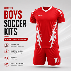 Kit Completi da <span class=keywords><strong>Calcio</strong></span> per Ragazzi con Maglia e Pantaloncini in Vari Colori di Squadra - Product Image 1