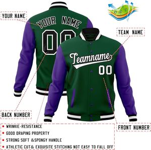 Custom Chenille Embroidery Patch Thin Vintage Letterman Varsity Baseball Jackets <b>for</b> Men <b>Stand</b> Collar Winter Season - Product Image 6